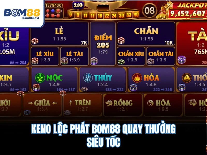 Keno Lộc Phát – Game chơi tại Bom88 - spinluna88