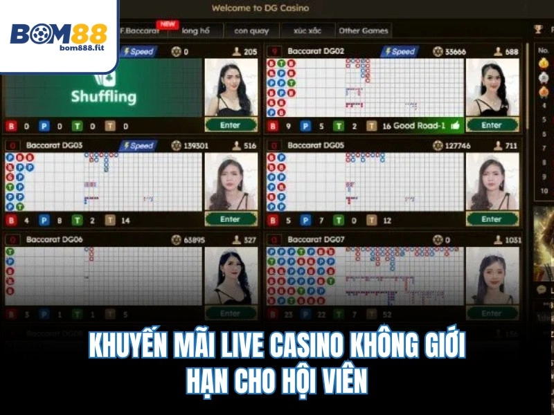 Live Casino BOM88 – Sảnh Bài Trực Tuyến 4K Với Dealer Sexy - spinluna88